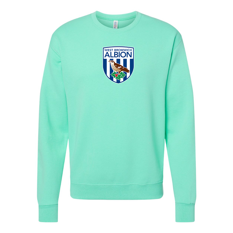 Men's West Bromwich Albion Soccer JERZEES NuBlend Crewneck Sweatshirt